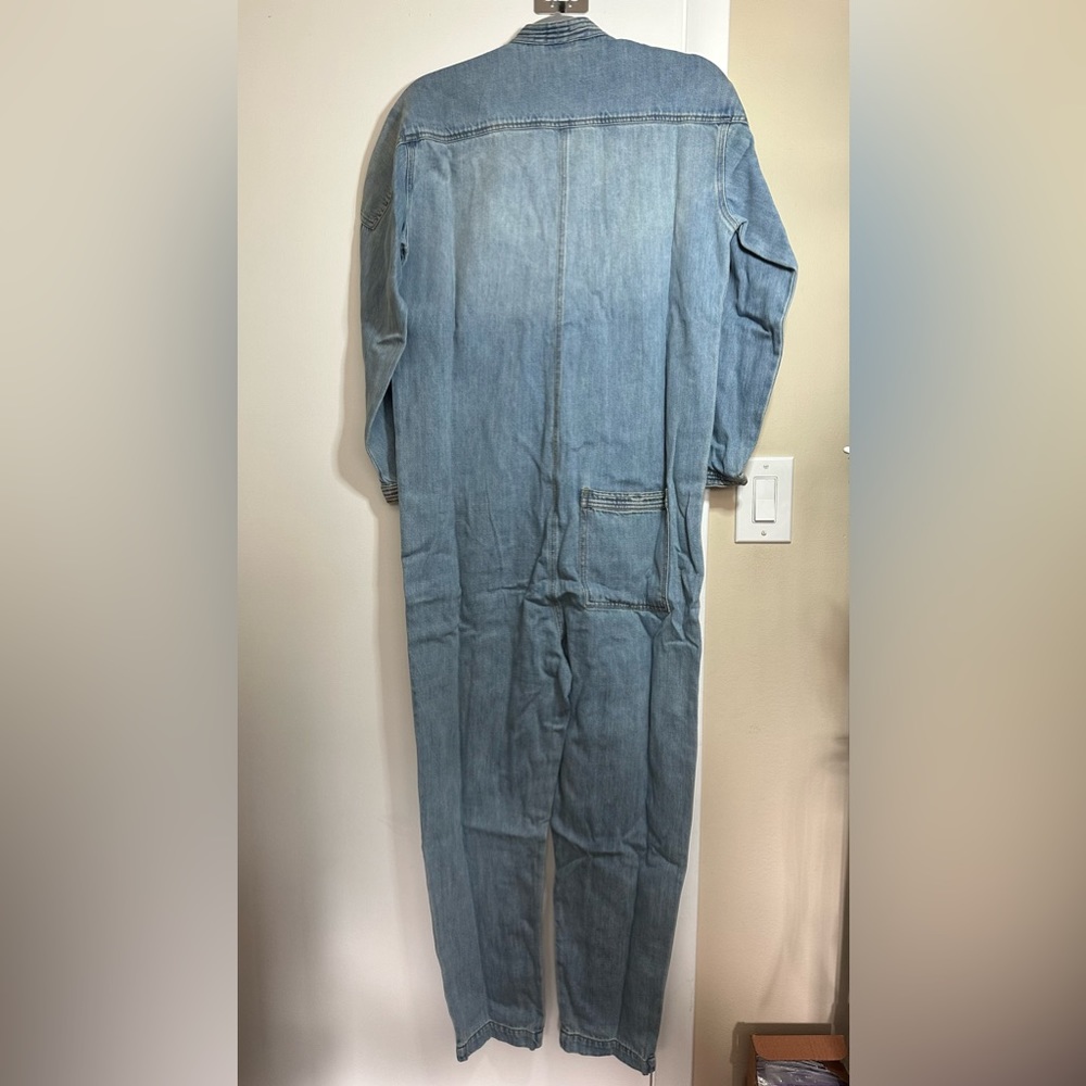 NWT Sandrine Rose x Free People Denim Kimono Jumpsuit Size Small - Picture 2 of 7
